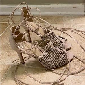 Vince Camuto lace up heels